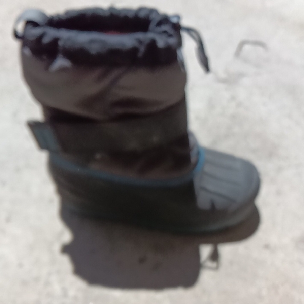 Kids Black Winter Boots